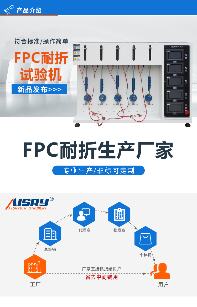 多工位FPC耐折試驗(yàn)機(jī)